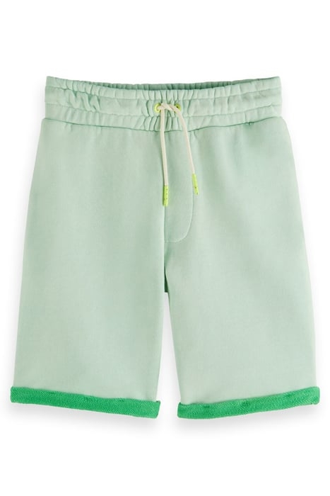 DOUBLE-FACE SWEATSHORTS MINT 1