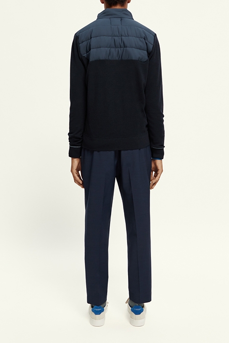 PADDED JACKET WITH KNITTED SLEEVES AND BACK PANEL NIGHT 4