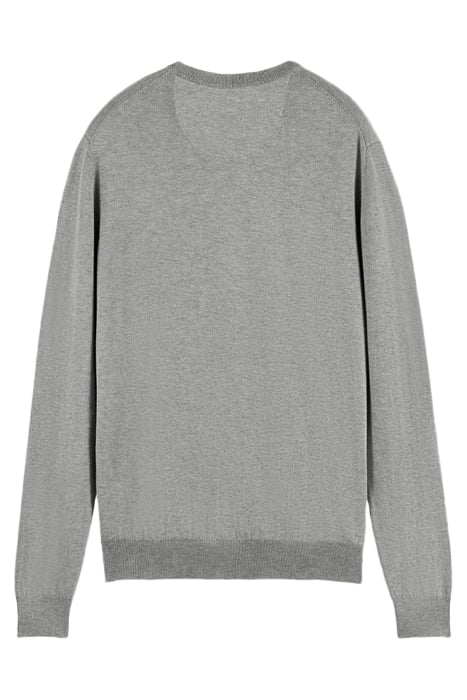 ESSENTIALS - CLASSIC CREWNECK PULLOVER GREY MELANGE 2
