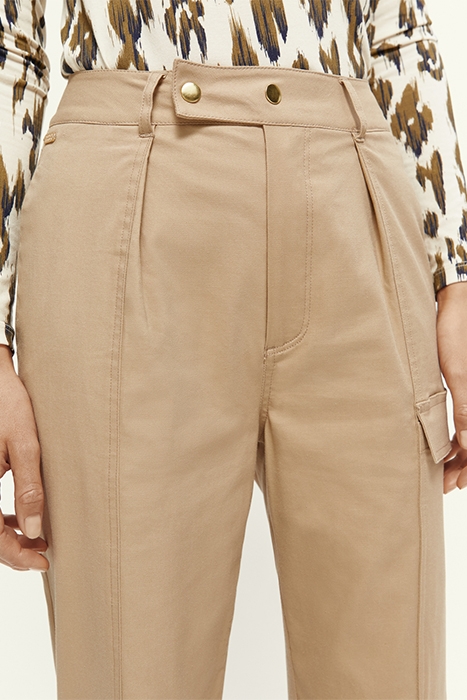 COTTON UTILITY TROUSERS KHAKI 6