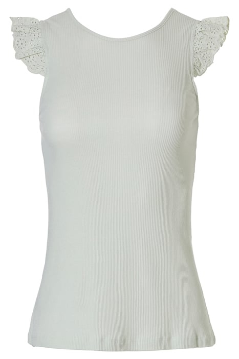 NW TOP CAMISOLE NOHEMI BRODERIE GREEN LILY 1