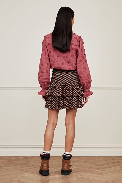 MARY SKIRT BLACK/CRAZY CLAY 2