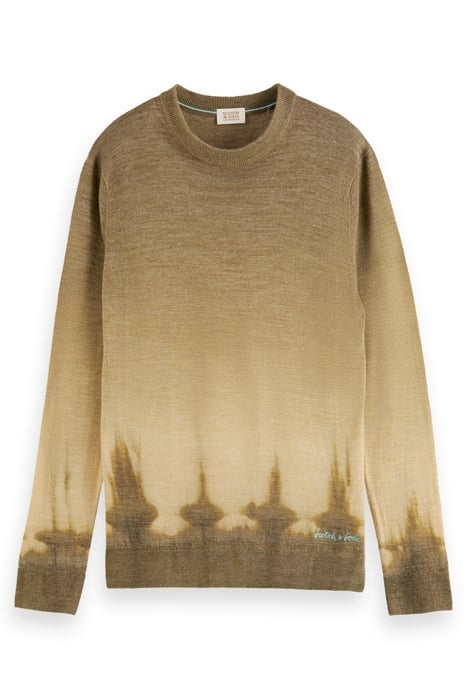 TIE-DYED WOOL-BLEND CREWNECK PULLOVER COMBO C 1