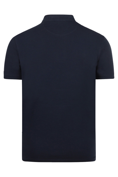BLOCK STRIPE POLO NAVY 2