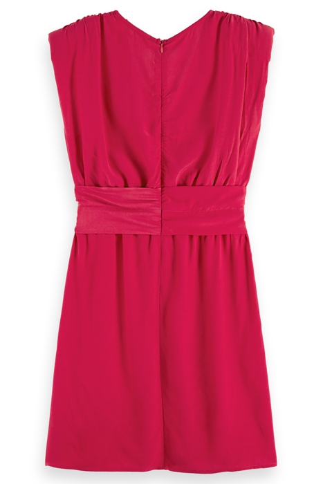 SHORT DRESS WITH KNOTTED BELT CHERRY PIE 8