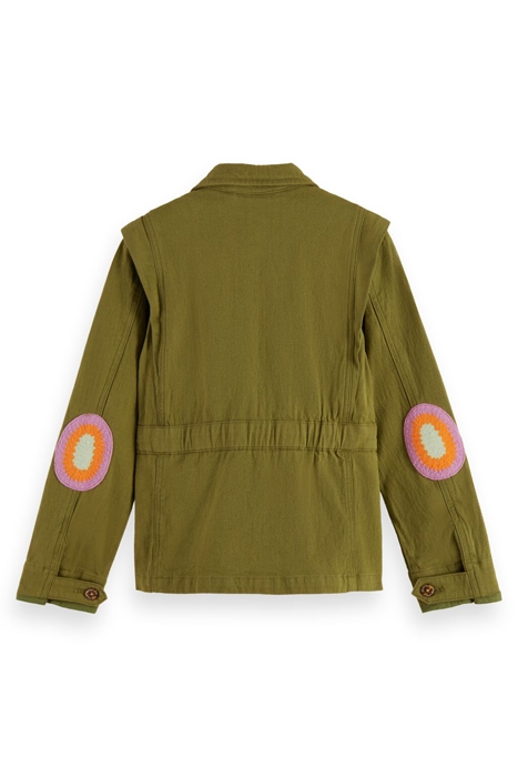 SHOULDER DETAIL FESTIVAL JACKET MILITARY 3