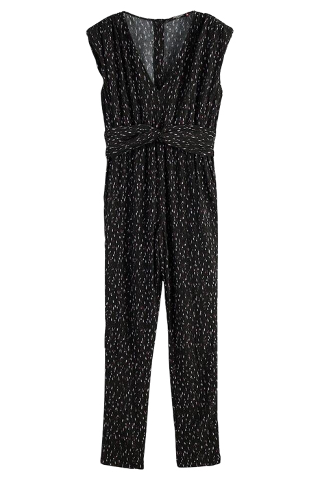 JUMPSUIT WITH KNOTTED BELT IKAT RAIN 1