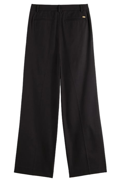 LOW-RISE WIDE LEG TROUSERS BLACK 2
