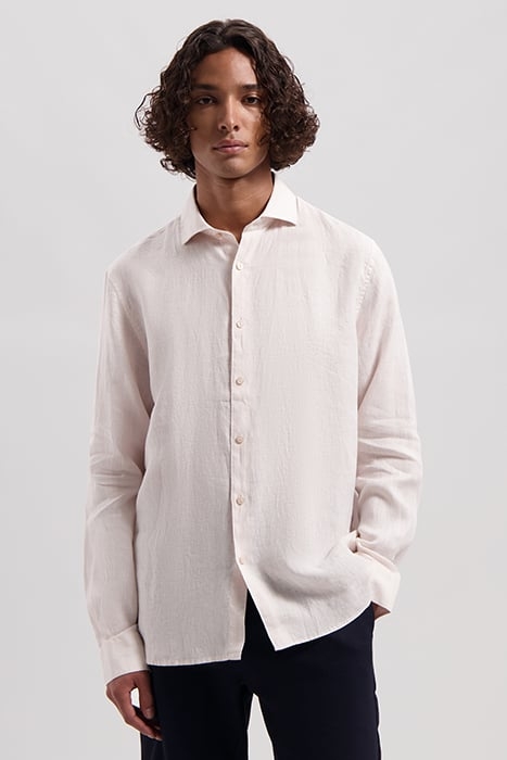 BASIC SHIRT LINEN PEARL 1