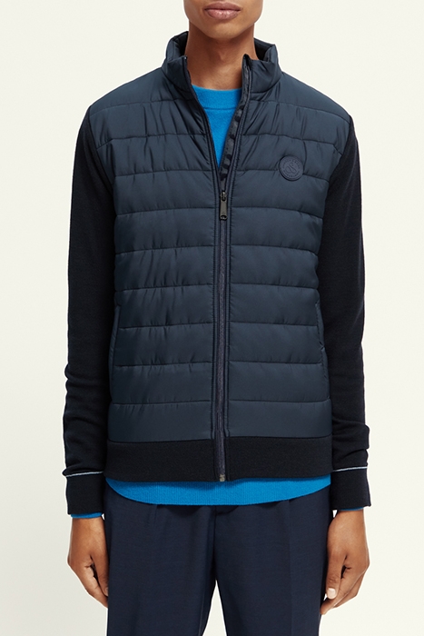 PADDED JACKET WITH KNITTED SLEEVES AND BACK PANEL NIGHT 2