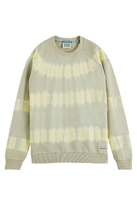 TIE-DYE ARTWORK RELAXED-FIT SWEATSHIRT SANDSTONE 1