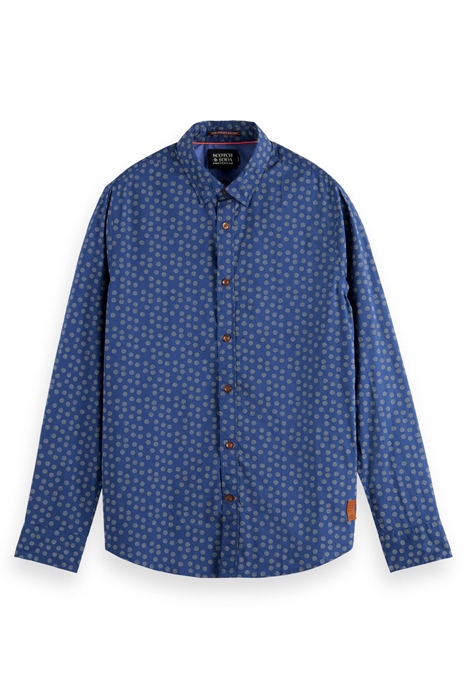 SLIM FIT PRINTED POPLIN SHIRT COMBO B 1