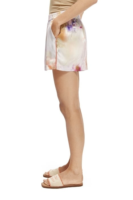 PRINTED WIDE LEG SHORTS MOTION PRINT 5