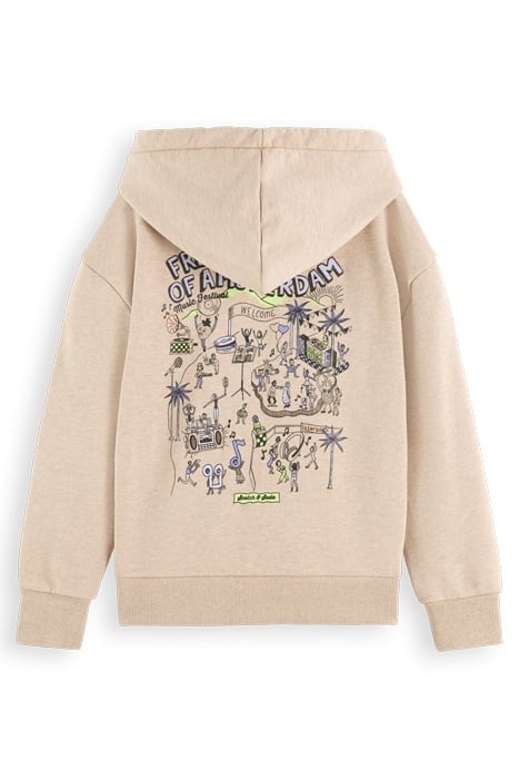 LOOSE-FIT ARTWORK SWEATSHIRT GREY MELANGE 5