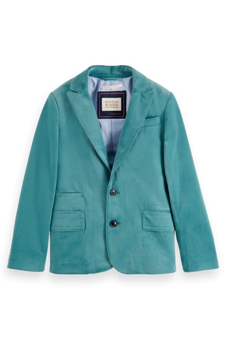 VELVET BLAZER DEEP TURQUOISE 4