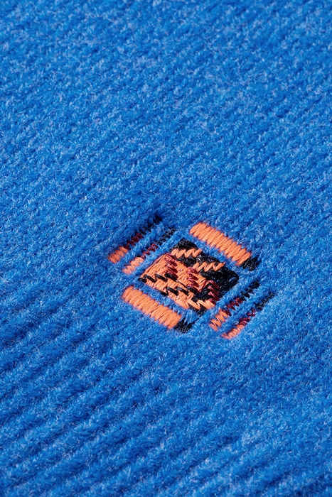 REGULAR FIT SOFTY-KNIT MELANGE PULL RHYTHM BLUE 3