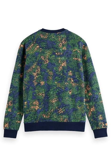 BIG AOP SWEATSHIRT NIGHT ORANGE CAMO 5