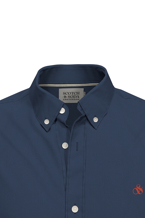 ESSENTIAL SOLID OXFORD SHIRT STORM BLUE 8