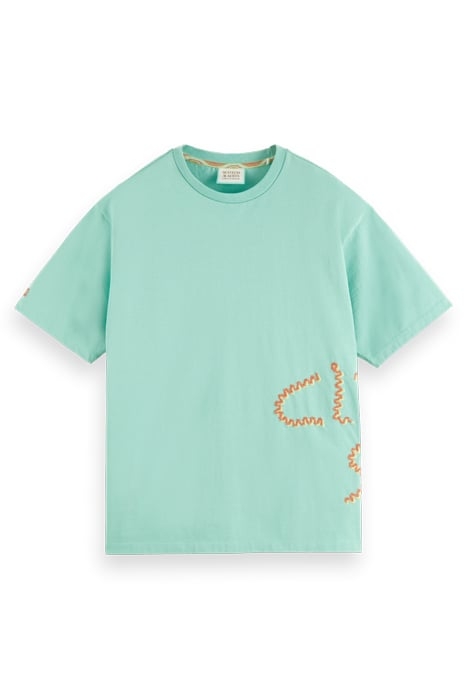RELAXED FIT CLUB SODA ARTWORK T-SHIRT IN ORGANIC COTTON ABSI 4