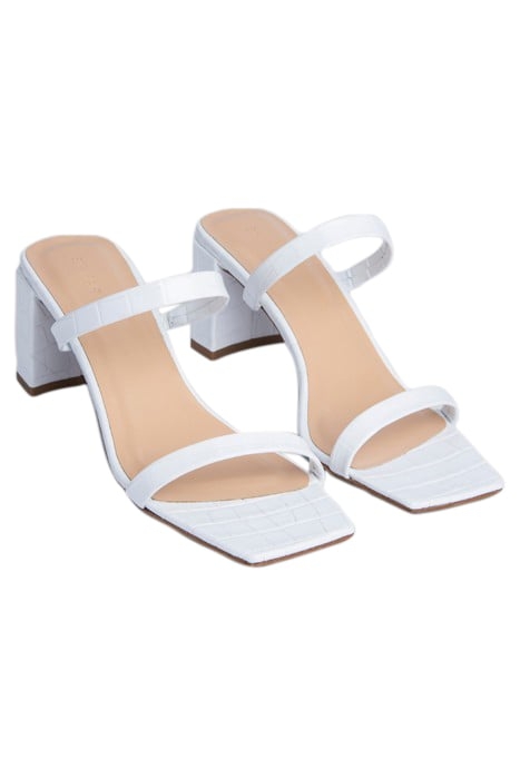 TANYA WHITE CROCO EMBOSSED LEATHER 2