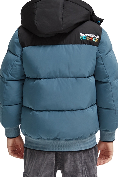 PADDED JACKET IN RECYCLED POLYESTER WITH WATERPROOF ZIPS STE 2