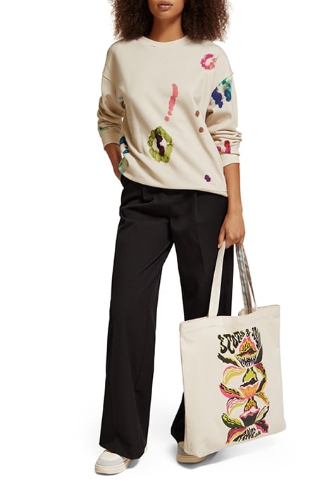 CANVAS ARTWORK TOTE ECRU 4