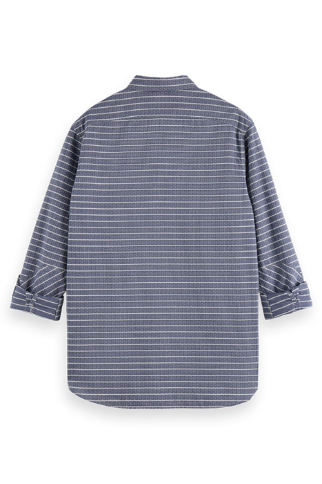 YARN DYED STRIPE SHIRT NIGHT STRIPE 5