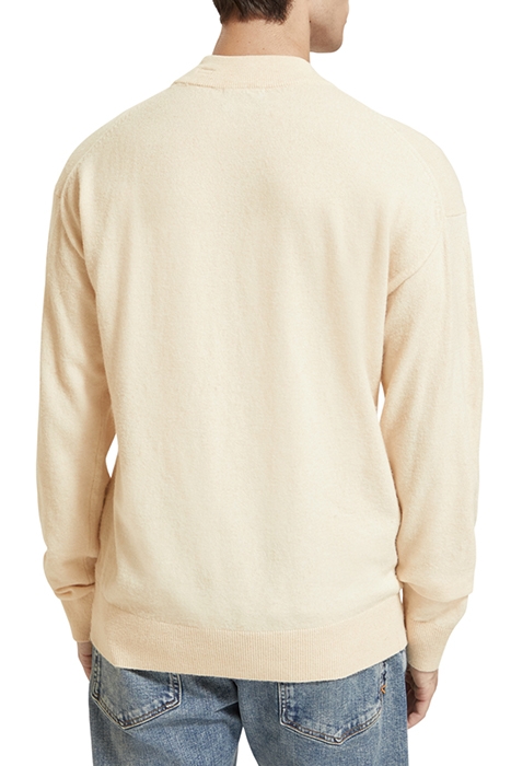 DROPPED SHOULDER BASIC MOCK IN RECYCLED POLYESTER BLEND LIGH 2