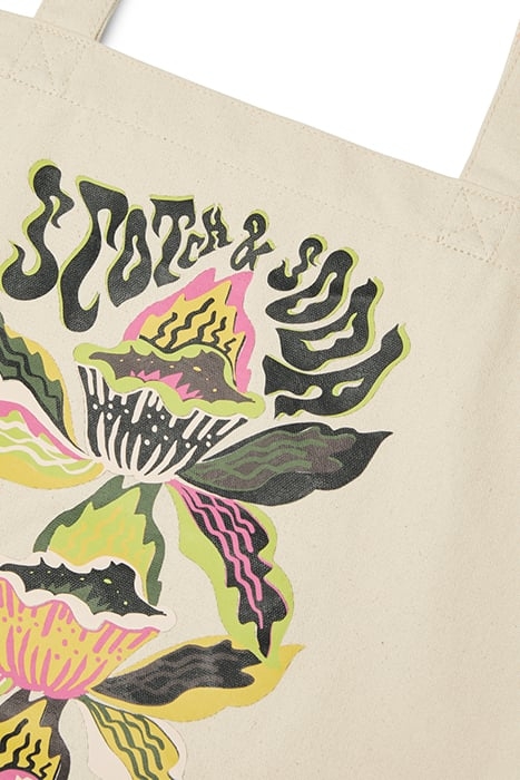 CANVAS ARTWORK TOTE ECRU 6