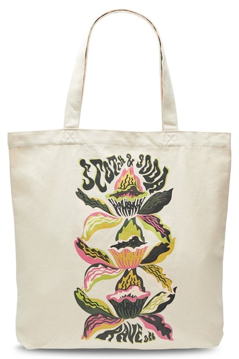 CANVAS ARTWORK TOTE ECRU 1