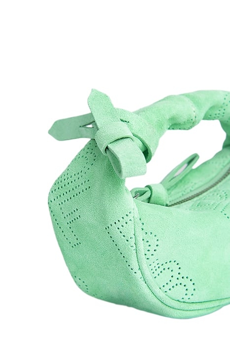 MICRO CUSH SPEARMINT PERFORATED SUEDE LEATHER 2