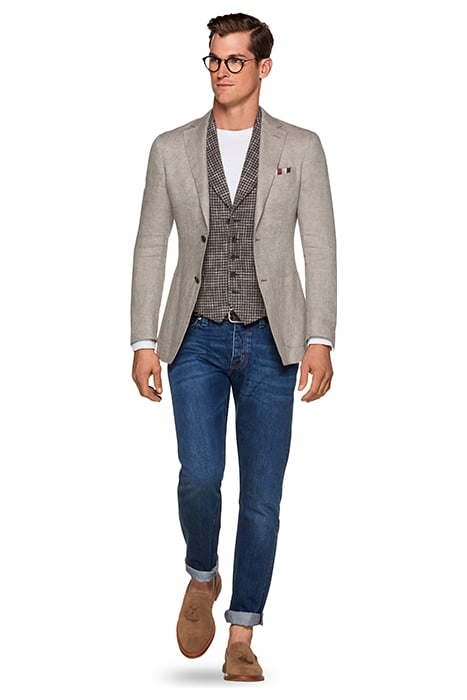 LIGHT BROWN HAVANA BLAZER LIGHT BROWN 1