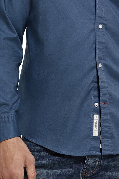 ESSENTIAL SOLID OXFORD SHIRT STORM BLUE 7