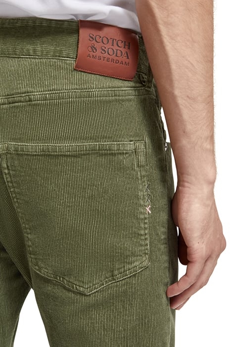 REGULAR SLIM RALSTON CORDUROY JEANS IN ORGANIC COTTON ARMY 8