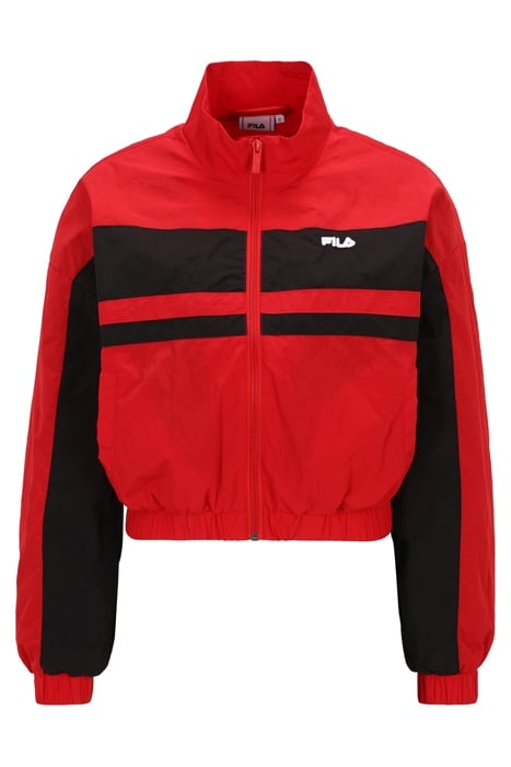 LUBU CROPPED TRACK JACKET TRUE RED-BLACK 4