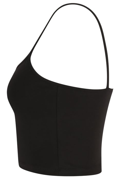 LONI CROPPED SPAGHETTI TOP BLACK 7
