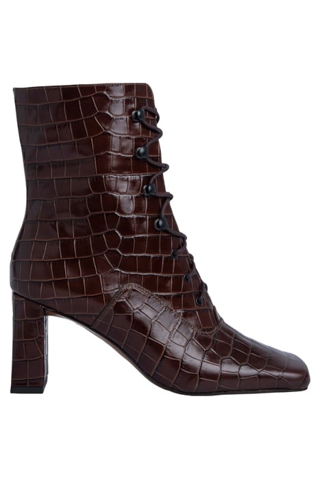 CLAUDE NUTELLA CROCO EMBOSSED LEATHER 1