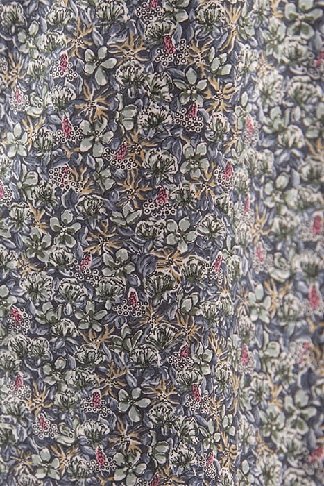 BOY'S GREEN LIBERTY MICRO FLOWER SHIRT 6