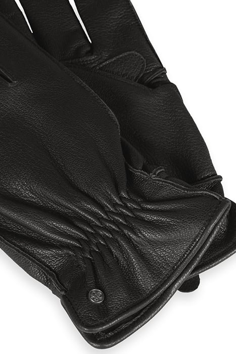 GRAIN LEATHER GLOVES BLACK 4