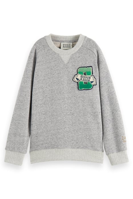 RELAXED-FIT ARTWORK SWEATSHIRT GREY MELANGE 4