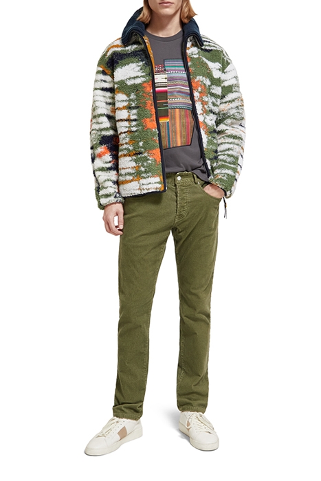 REGULAR SLIM RALSTON CORDUROY JEANS IN ORGANIC COTTON ARMY 3