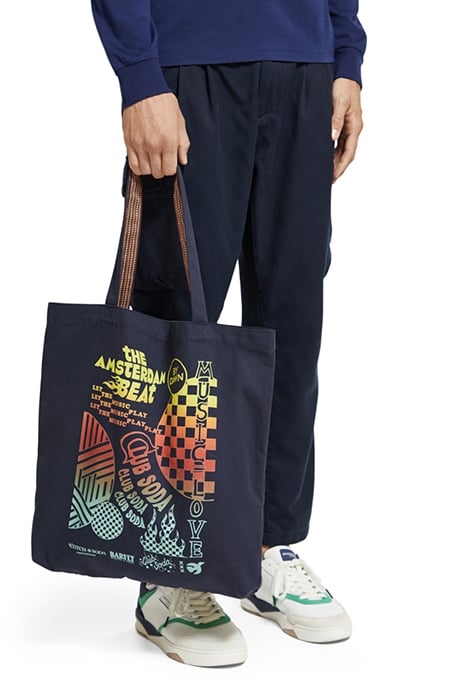 CANVAS ARTWORK TOTE NIGHT 2