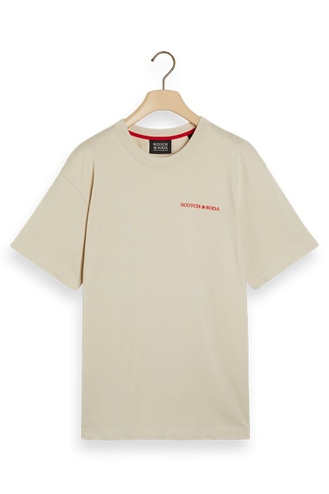 UNISEX ORGANIC COTTON CREWNECK T-SHIRT STONE 7