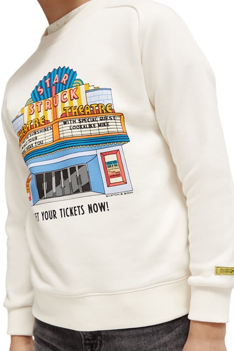 RELAXED-FIT ARTWORK SWEATSHIRT OFF WHITE 6