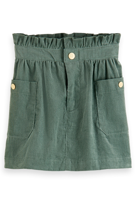 CORDUROY MINI SKIRT ARCHIVE GREEN 4