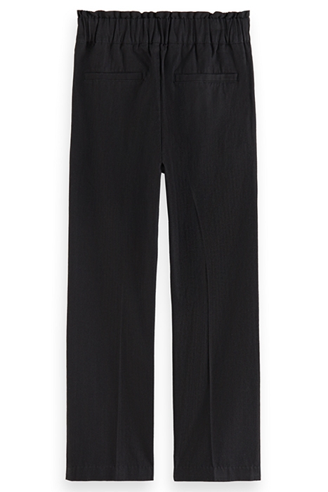 HIGH-RISE EMBROIDERED PANTS BLACK 5