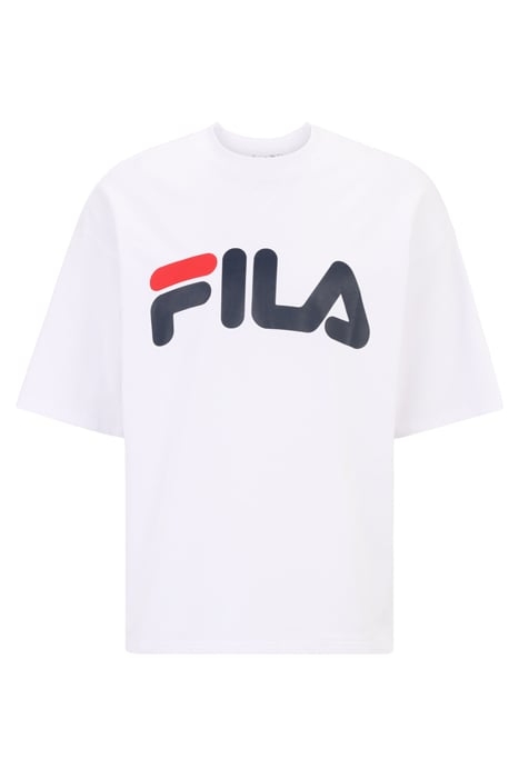 LOWELL OVERSIZED LOGO TEE BRIGHT WHITE 4