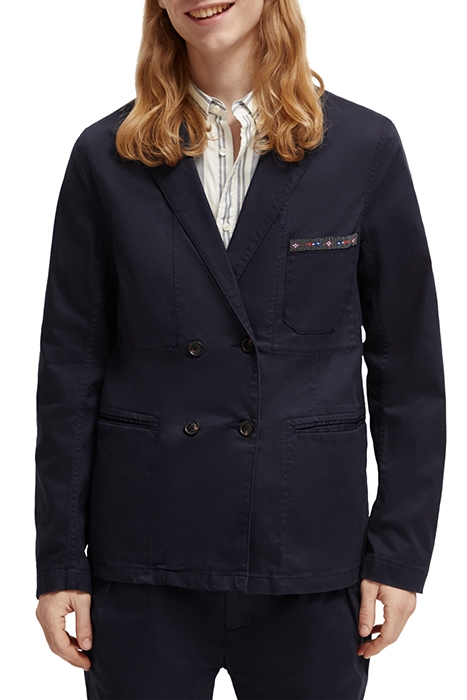 BEAD-TRIMMED WORKWEAR BLAZER NIGHT 1