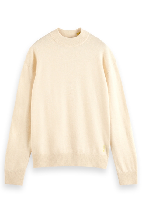 DROPPED SHOULDER BASIC MOCK IN RECYCLED POLYESTER BLEND LIGH 4