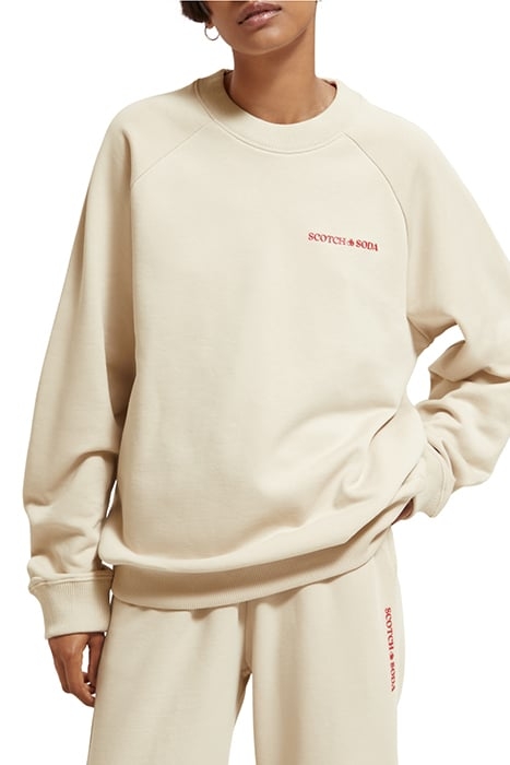 UNISEX ORGANIC CREWNECK SWEATSHIRT STONE 7